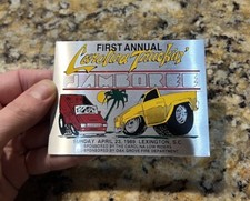 Placa de tablero de car club cartel emblema placa insignia rally carrera show Carolina Truckin’