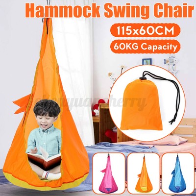 Home Child Hammock Chair Kids Swing Pods Outdoor Indoor Hanging Seat