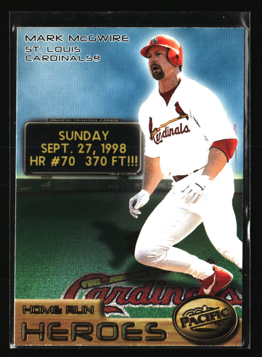Mark McGwire Baseball Cards - You Pick - St. Louis Cardinals 