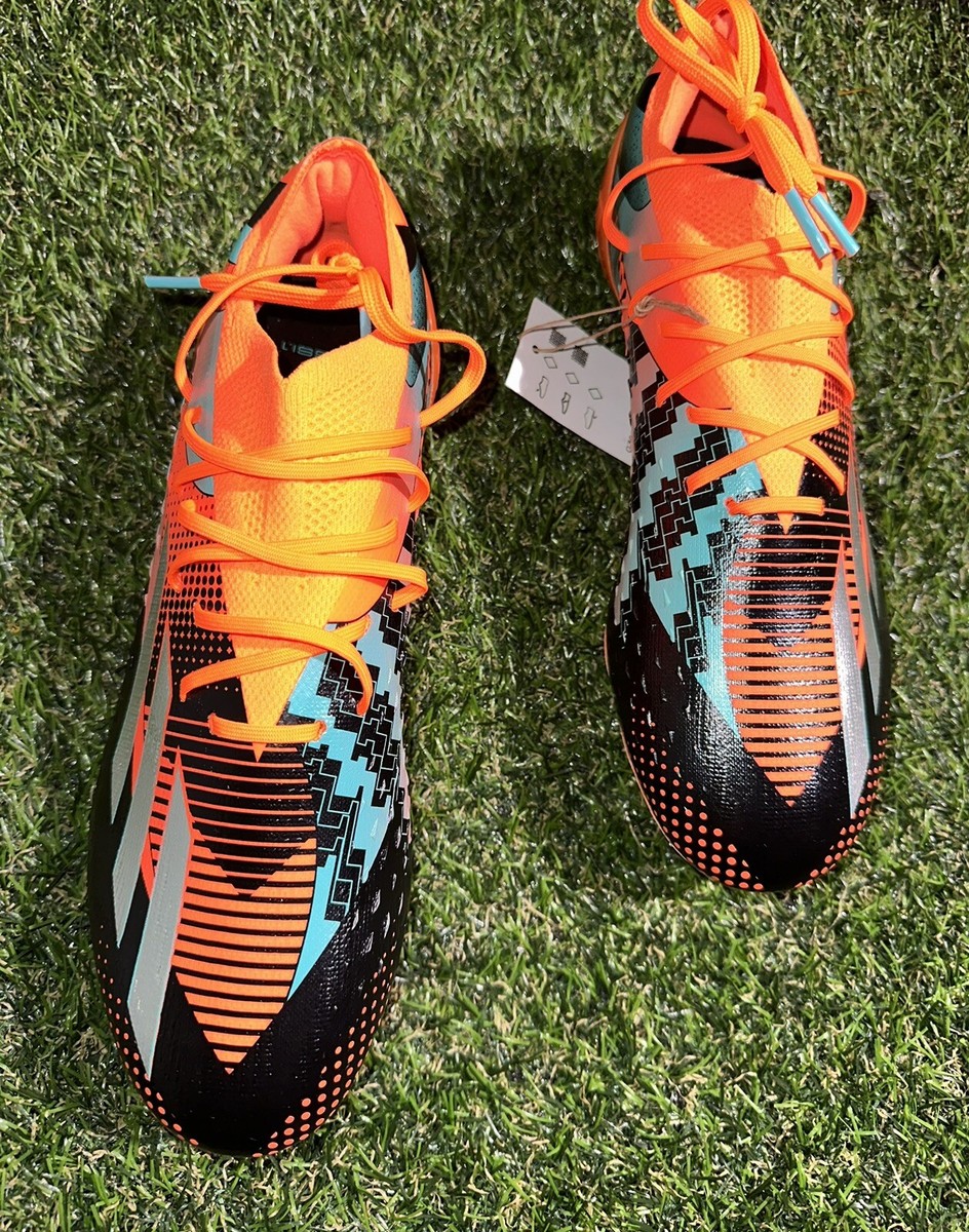 New Adidas X SPEEDPORTAL MESSI .1 FG GZ5148 Orange Silver Metallic