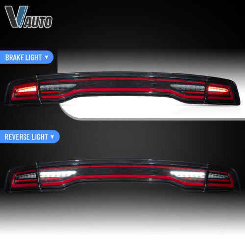 1 juego de luces traseras LED secuenciales DRL para Dodge Charger 2011-2014 con dinámico - Imagen 6 de 15