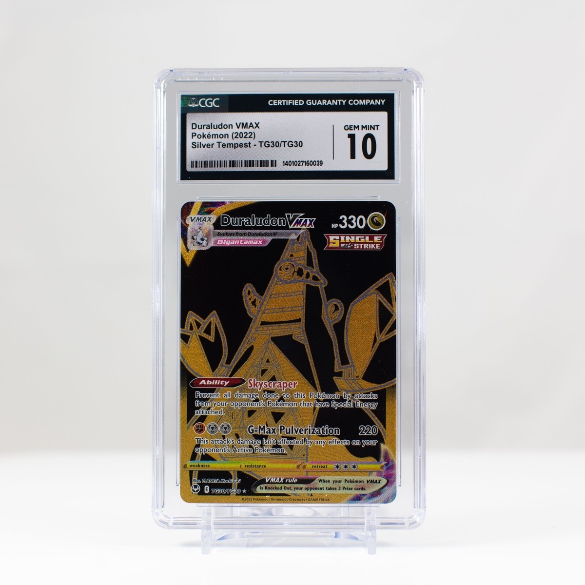 Pokemon Duraludon VMAX Gold #TG30 Silver Tempest 2022 - CGC 10 | eBay