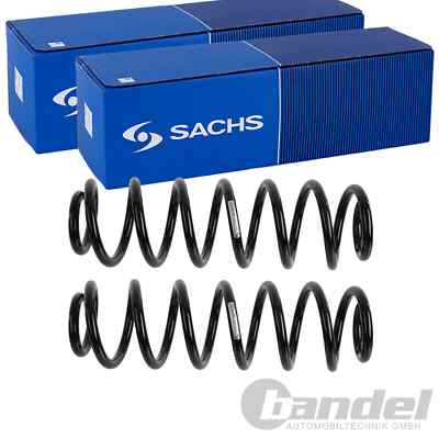 2X SACHS FAHRWERKSFEDERN HINTEN PASSEND FÜR VW PASSAT LINKS+RECHTS
