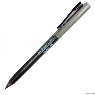 Faber-Castell Click X5 Pen 0.5mm Needle Point Retractable Black