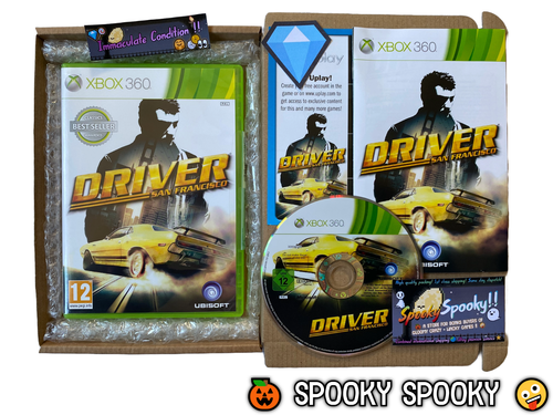 Driver San Francisco XBOX 360 - UK PAL Immaculate with Natural Disc & Seal