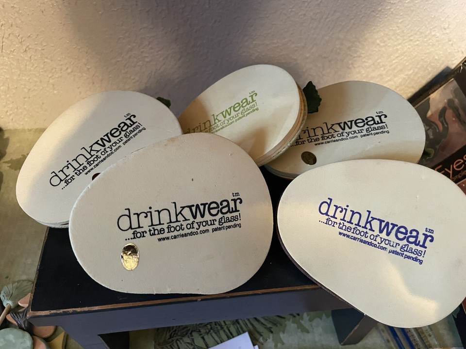 Drinkware Flip Flop Shaped Grapes Set Of 5 Coasters eBay