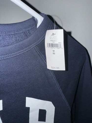 GAP Sweatshirt - Youth M - Size 8 - Navy Blue - NWT - Picture 3 of 3