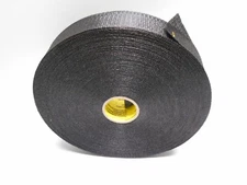 MARS 86126  Black Nylon Duct Webbing Strap 1 3/4" X 100 YDS