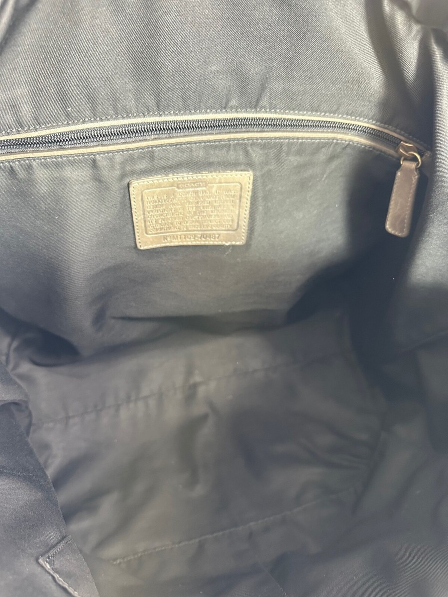 Genuine vintage COACH 70487 Bleecker grey leather tote bag