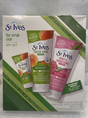 St Ives Scrub Club Facial 3 Piece Gift Set, Free Shipping Great Gift