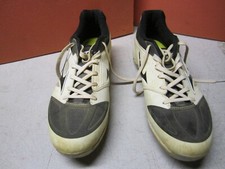  MIZUNO DOMINANT IC BLACK/WHITE SIZE 12  BASEBALL SHOES 