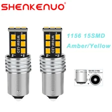 LED Backup Reverse Light Bulbs 1156 15SMD Yellow For Toyota Tacoma 1995-2000