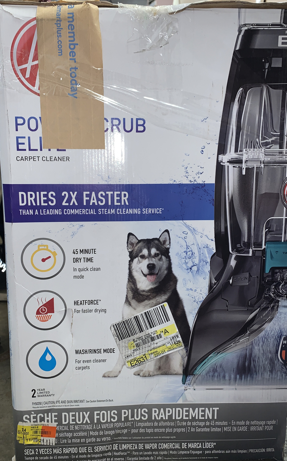 Hoover FH50250 Power Scrub Elite Carpet Cleaner 73502044186 eBay