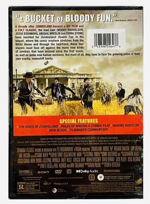 Zombieland: Double Tap (DVD, 2019) Woody Harrelson/Jesse Eisenberg