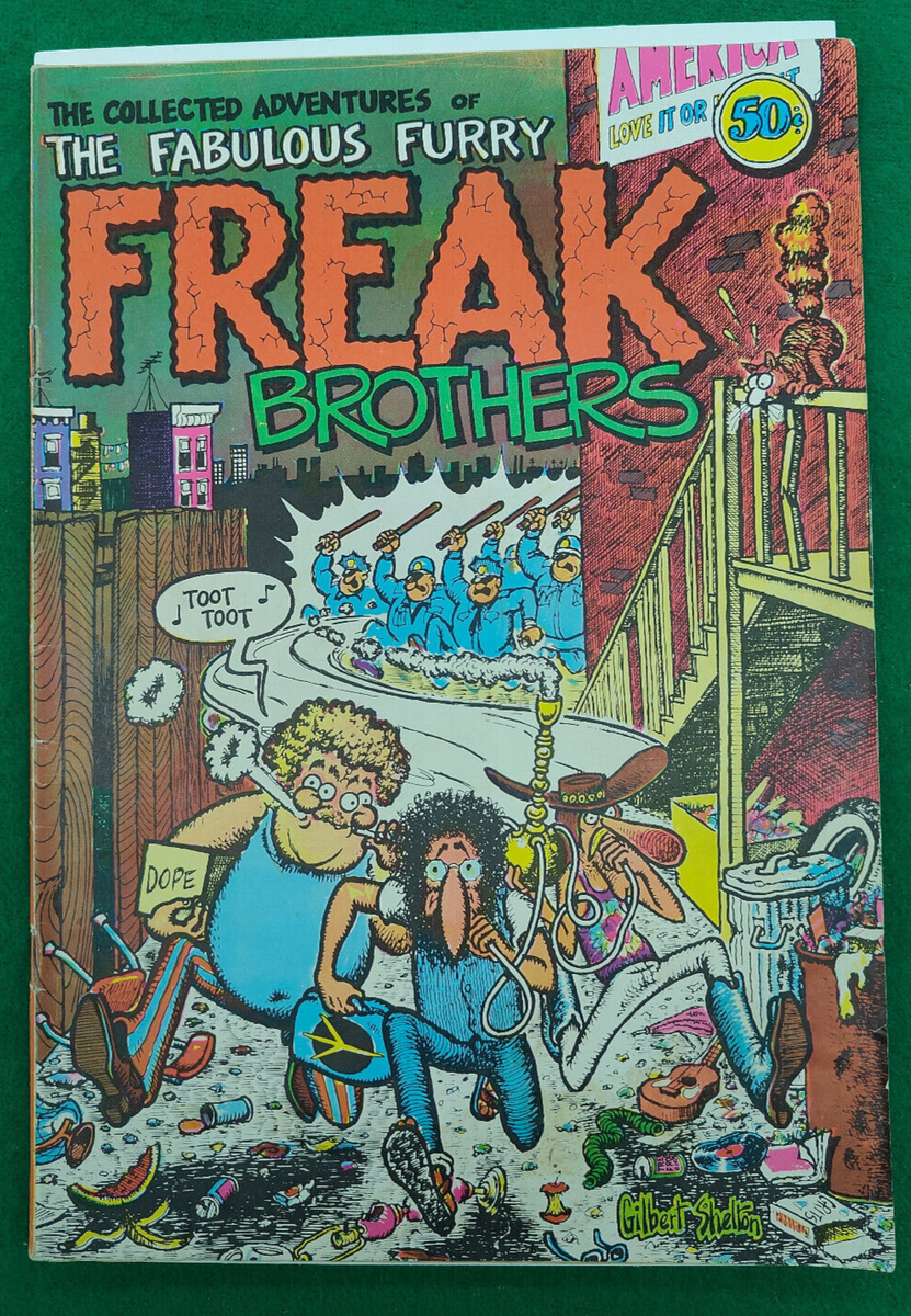 The Fabulous Furry Freak Brothers #1 1971 Comic Shelton 6th