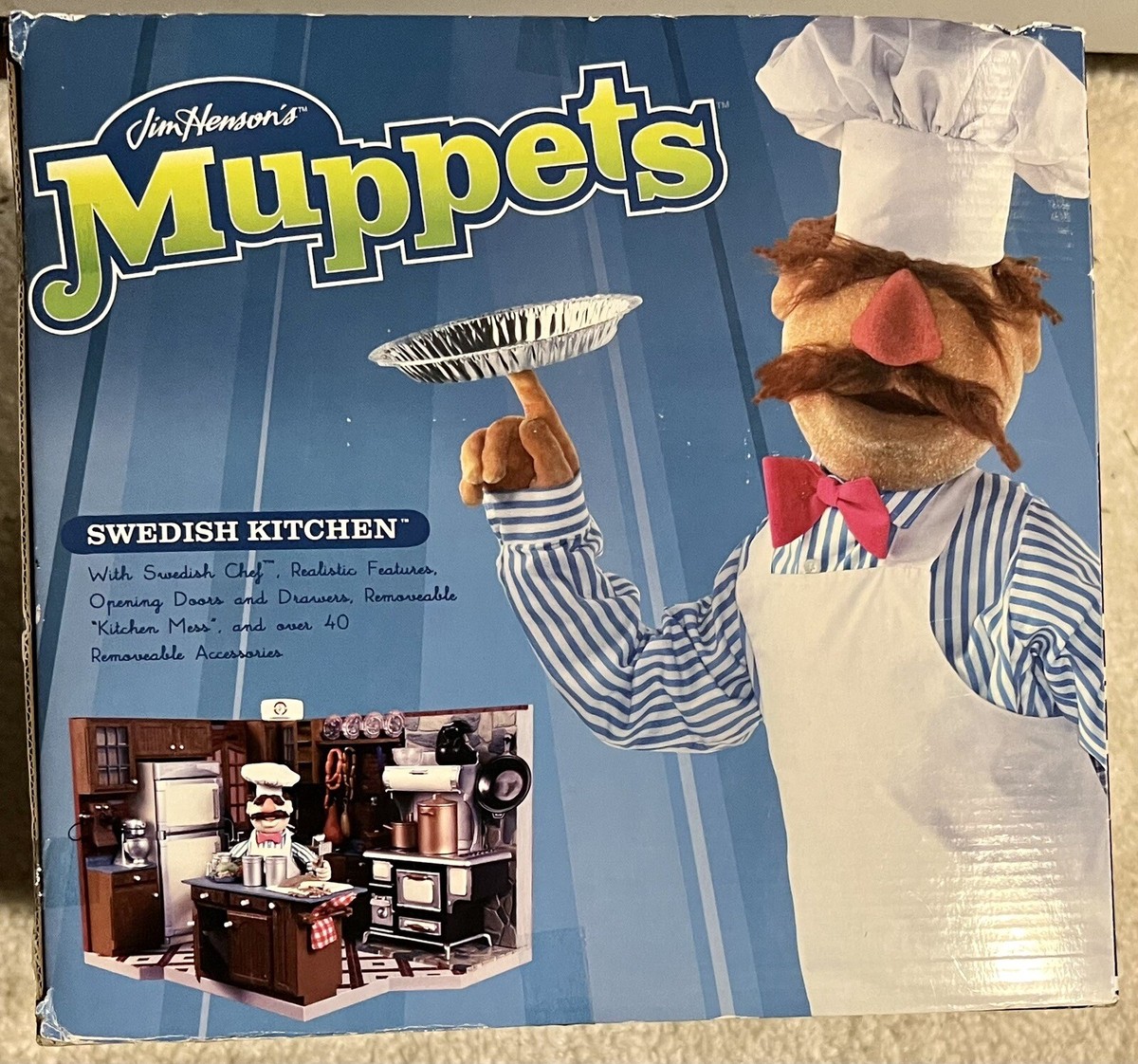 【未開封】Disney Muppets スウェディッシュシェフ プレイセット SWEDISH CHEF in SWEDISH KITCHEN Palisades playset Muppet