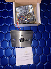 B12 KS001 Single Gang MAINTAINED KEY SWITCH Stainless Steel Flush Mount ON/OFF