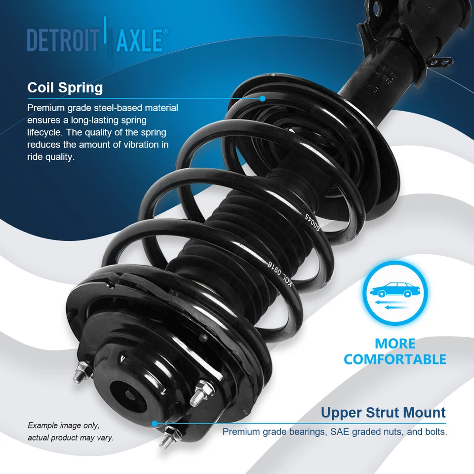 Muelle de puntales delanteros + amortiguadores traseros para Chrysler PT Cruiser 2001-2010 Foto 3 de 4