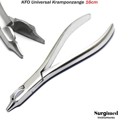 Kramponzange Crampon Delfinzange Zahntechnik KFO Orthodontic Universal Pliers