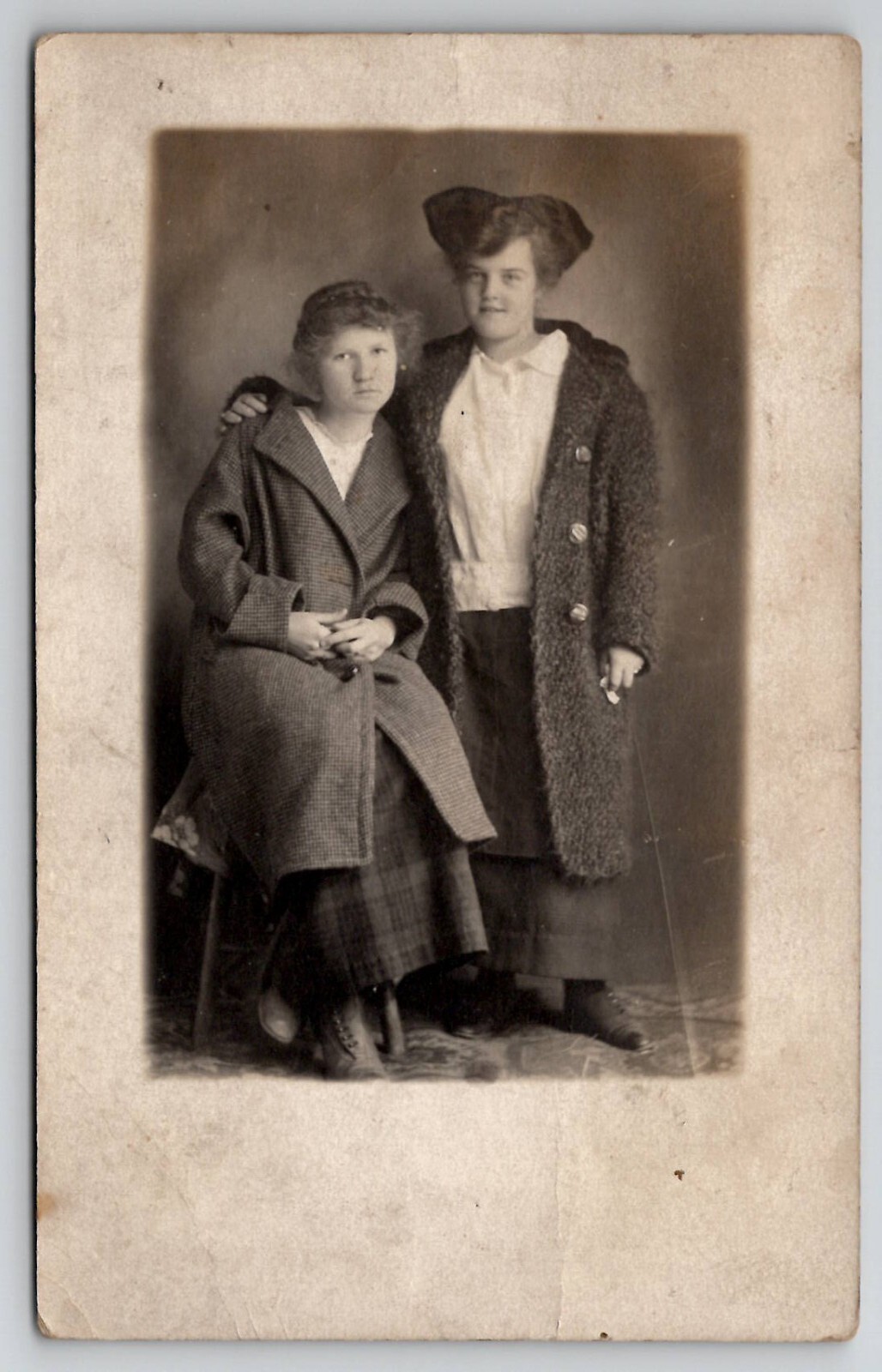 Elberfeld Indiana Two Young Ladies Portrait Postcard E29 eBay
