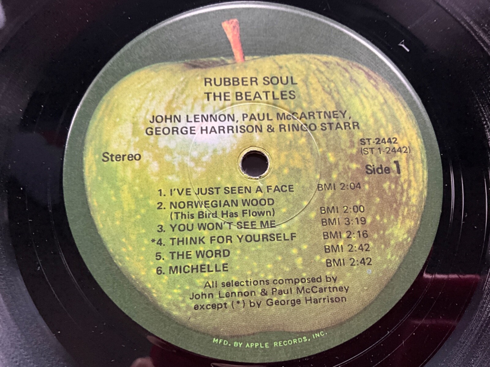 P580 THE BEATLES Rubber Soul ST2442 eBay