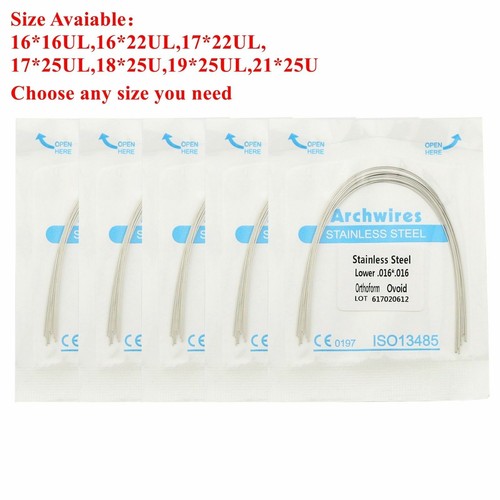 10 Pcs Dental Orthodontic Rectangular Niti/Steel/Thermal Activated Arch Wire - Picture 23 of 34