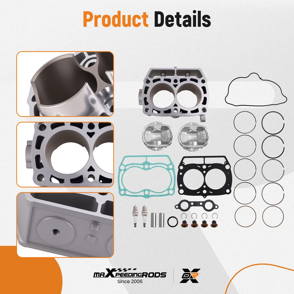 Kit de reconstrucción de extremo superior de pistón de cilindro para Polaris Ranger 800 RZR 800 2008-2014 Foto 4 de 4
