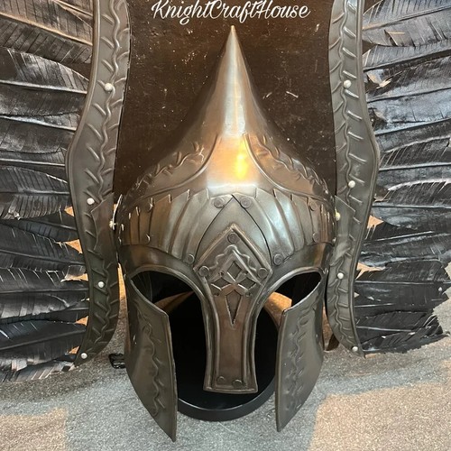 LOTR Fountain Guard Gondor Helmet, Medieval Knight Cosplay Faramirs Elven Helmet - Picture 4 of 8