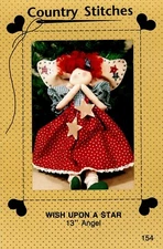 Wish Upon a Star Angel Doll Craft Sewing Pattern by Country Stitches 154