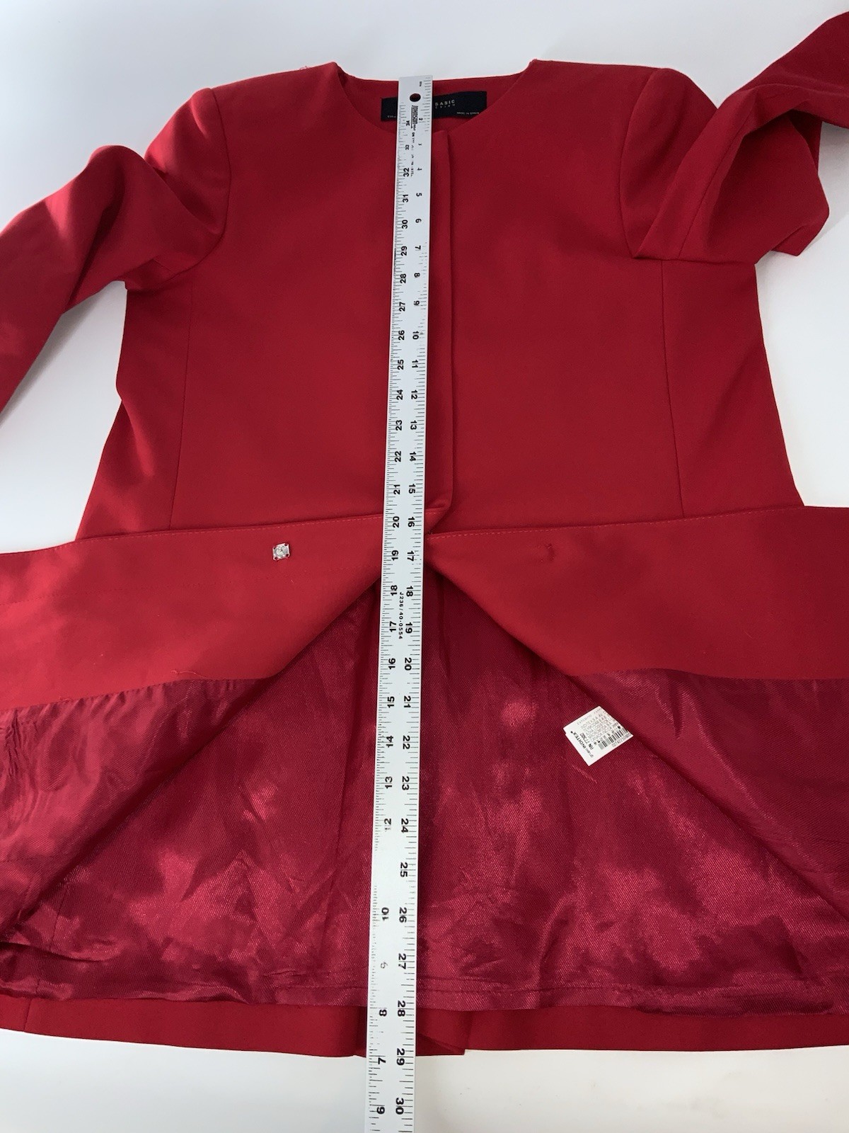 Zara Basic Collection Collarless Jacket Women’s M… - image 13