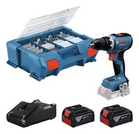 Bosch Professional Akku-Bohrschrauber Heavy Duty Gsr 18V-65 Mit 2X Akku 4 Ah ...