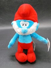 The Smurfs PAPA SMURF Plush 14" Stuffed Animal Doll Nanco 2010 Soft Toy