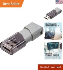 128GB Turbo USB 3.0 Flash Drive - Reliable Storage & Shockproof Features