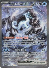Chien-Pao ex 261/193 Special Illustration Rare Paldea Evolved Pokemon Holo NM on eBay