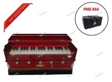5 Stopper Harmonium BINA Standard 3.25 Octave Double Reeds Single Bellow 39 Keys