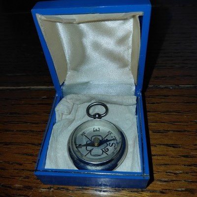 Vintage 1930's Girl Scouts GSA Midget Compass AD-4319 US Gauge Co