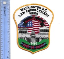 Washington DC Law Enforcement Week 1995 - Line of Duty patch