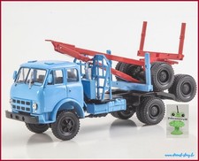 1:43 Timber truck MAZ 509A Anhänger GKB 9871 russian Modimio #116 USSR UdSS URSS