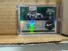 2014 PANINI TOTALLY CERTIFIED BRANDIN COOKS AUTO RC NIKE JERSEY PATCH 1/1 RPA