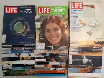 Lot of 33 1970 LIFE_Former Nun-Modern Art-Credit Cards-Beatles Break Up-LOT 90