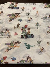 Pottery Barn Crib Fitted Sheet Kids Disney Pixar Toy Story Organic Crib Bedding
