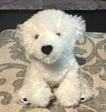 GUND Fresco Polar Bear Cub Plush White Arctic Animal Stuffed Toy 10" VTG