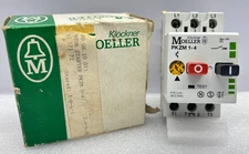 KLOCKNER MOELLER PKZM1-4 STARTER MOTOR PROTECTOR 600VAC 2.4-4A 3HP NEW