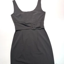 Women’s Pinstripe Belted Dress Italian Label Gruppo B. Size Medium