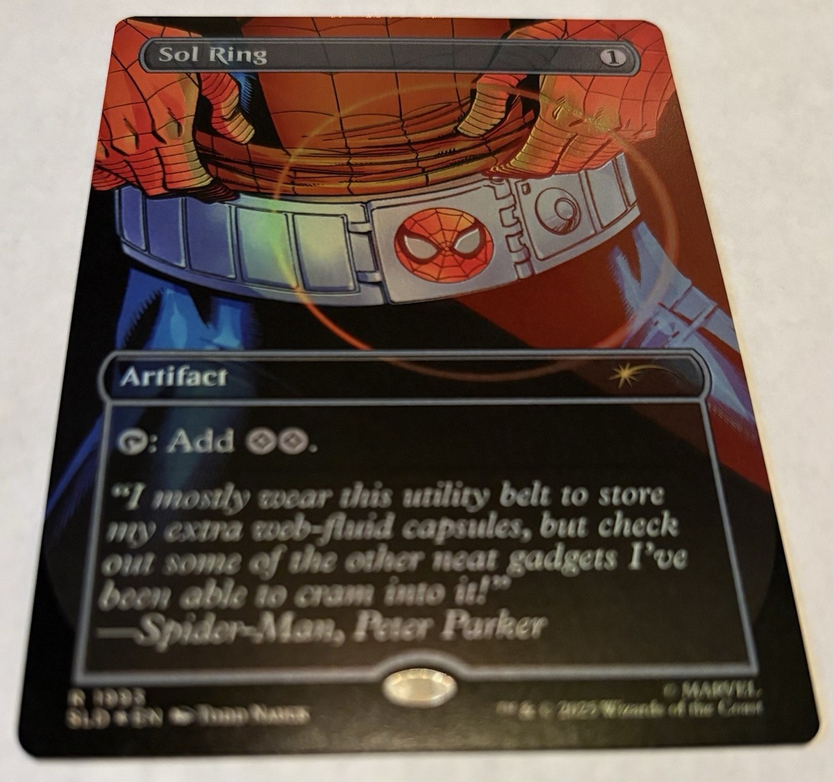 🌟 Sol Ring FOIL Spiderman 🕸️ Heroic Deeds Secret Lair MTG 🌟 | eBay