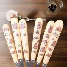 Przenośne kreskówki Capybara Stół ze stali nierdzewnej Castlery Dwuczęściowy zestaw 