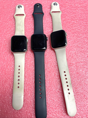 LOT OF 3X LOCKED **AS IS** ORIGINAL APPLE WATCH 40MM