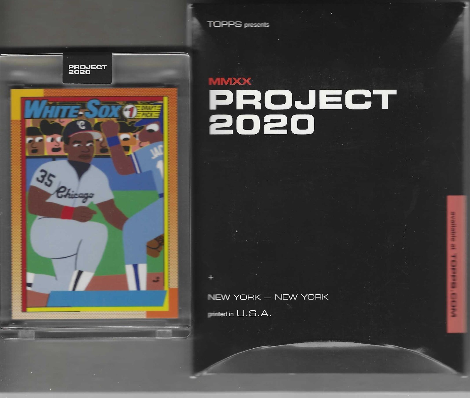 Topps PROJECT 2020 Card 141 - 1990 Frank Thomas by Keith Shore - PR: 6678