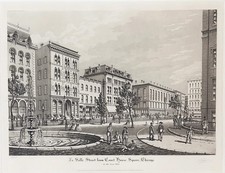 1927 La Salle St. From Court House Square Chicago In The Year 1865
