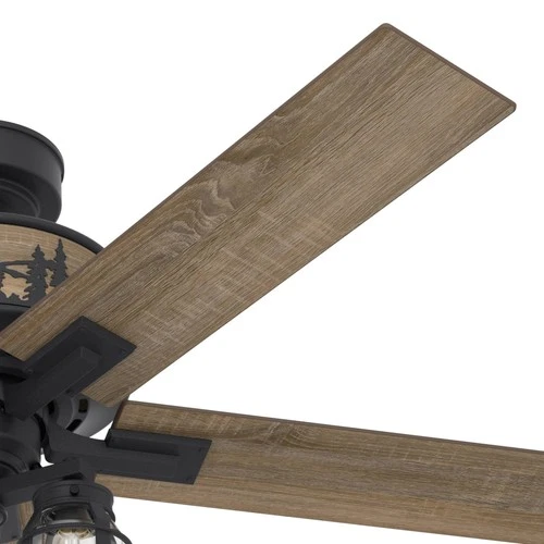 52" Hunter Mt. Vista Natural Iron LED Light Pull Chain Ceiling Fan - Picture 5 of 10
